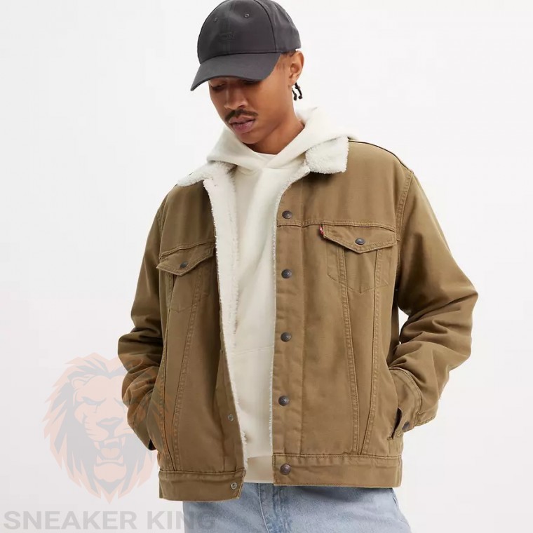 Куртка бавовняна Levi's Canvas Type Iii Sherpa Trucker Jacket 163650122